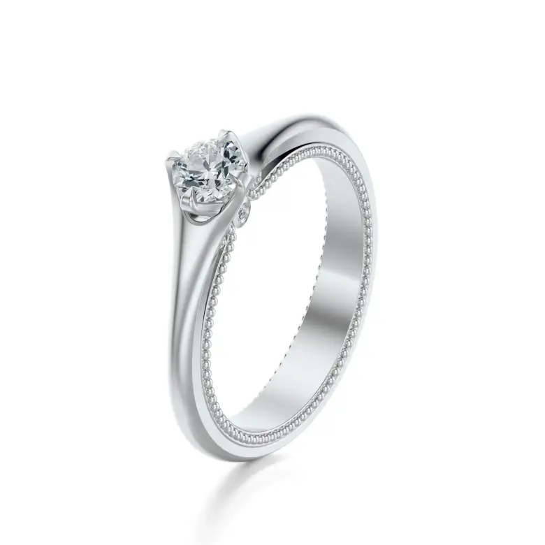 Pierścionek białe złoto z diamentami AJPZ_134